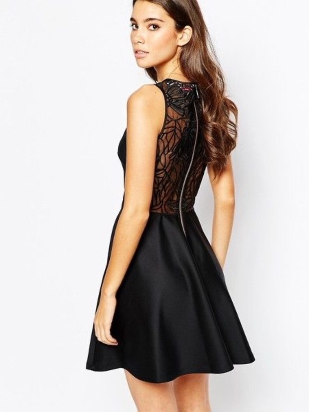 Ted Baker London Venma Embroidered Back Fit-and-Flare Dress ❤️❤️